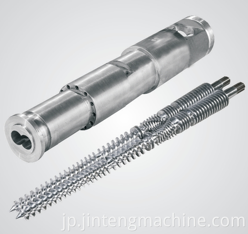55/120 conical twin screw and barrel for extruders